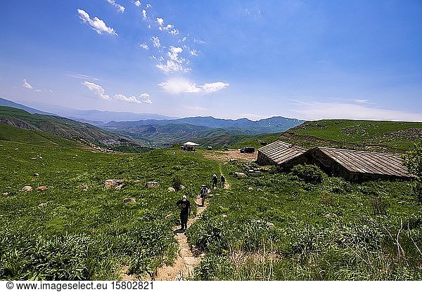 Karawanserei am Selimpass zwischen Gegharkhunikh und Vajots'Dzor  Armenien  Asien