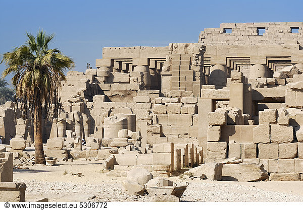 Karnak-Tempel  Luxor  Niltal  Ägypten  Afrika