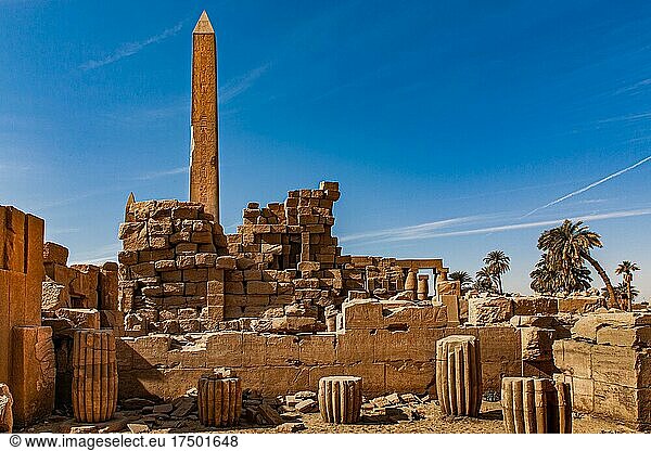 Karnak-Tempel  Luxor  Theben  Ägypten  Luxor  Theben  Ägypten  Afrika