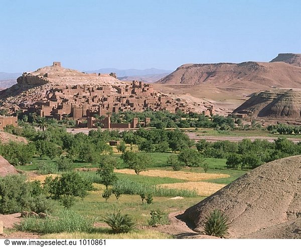 Kasbah. Aït-Ben-Haddou. Marokko