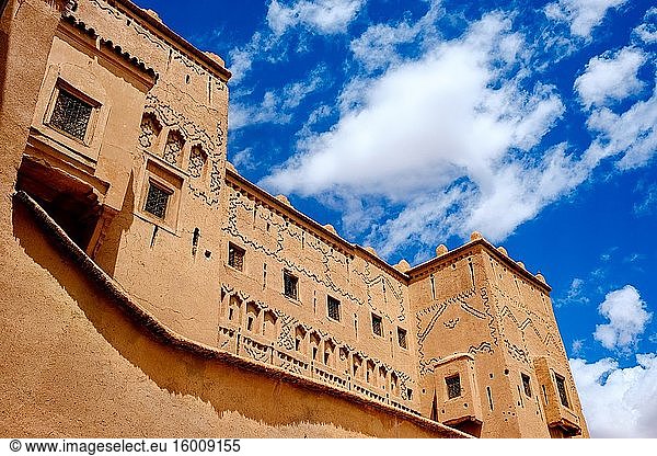Kasbah de Taourirt  Ouarzazate  Südmarokko  Afrika.