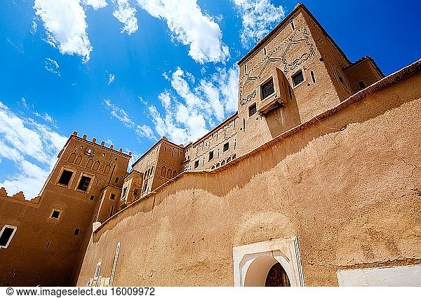 Kasbah de Taourirt  Ouarzazate  Südmarokko  Afrika.