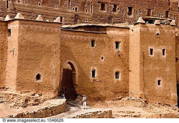 Kasbah Taourirt  Ouarzazate Bereich. Marokko