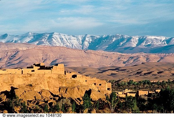 Kasbah von Kelaa M´gouna Umgebung. Dades Tal. Hoher Atlas. Marokko