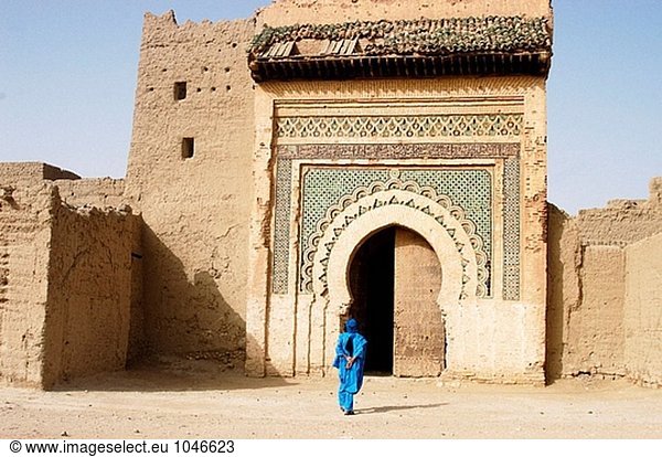 Kasbah von Marka  Ziz Tales  Tafilalet Bereich. Marokko