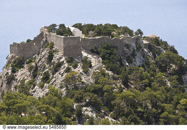 Kastell Kastro Monolithos  Rhodos  Griechenland  Europa