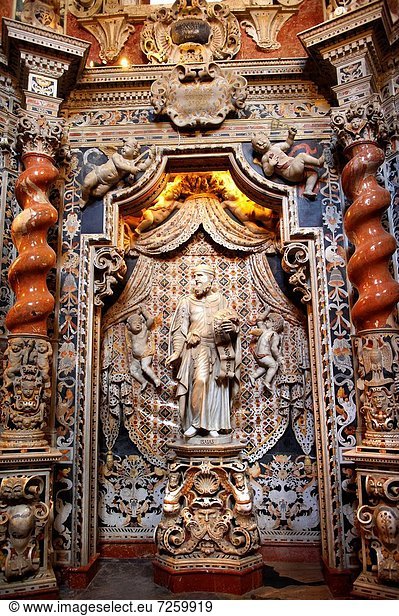 Kathedrale  Seitenansicht  Barock  Kapelle  Monreale  Palermo  Sizilien