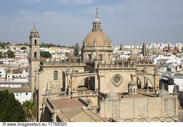 Kathedrale von Jerez de la Frontera Jerez de la Frontera Provinz Cádiz Andalusien Spanien Europa