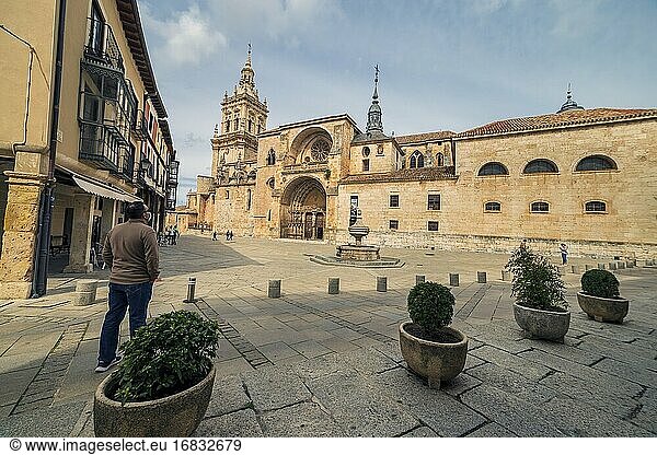 Kathedrale von La Asuncion in El Burgo de Osma. Soria. Spanien. Europa.