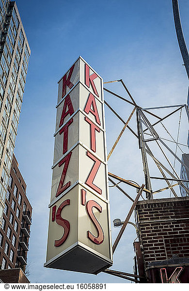 Katz's Delicatessen  East Village; Manhattan  New York  United States of America