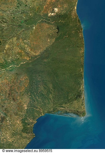 Kaveri River Delta Kaveri River Delta, India, True Colour Satellite ...