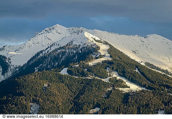 Kellerjoch Kellerjoch ski slope in winter Schwaz Tyrol Austria Europe