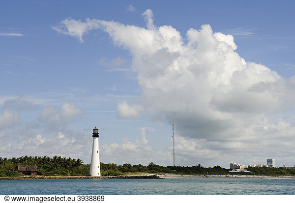 Key Biscayne  Cape Florida State Park  Lighthouse  Leuchtturm  Miami  Florida  USA