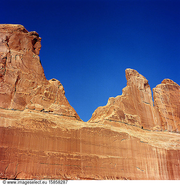 Keyhole  Park Avenue  Arches NP Moab Utah Medium Format Photo