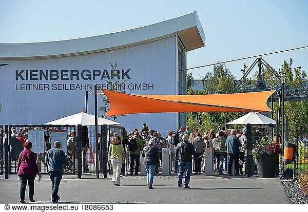 Kienbergpark  cable car  IGA  International Garden Exhibition  Hellersdorf  Berlin  Germany  Europe
