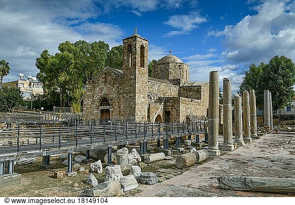 Kirche  Agia Kyriaki Chrysopolitissa  Paphos  Zypern  Europa