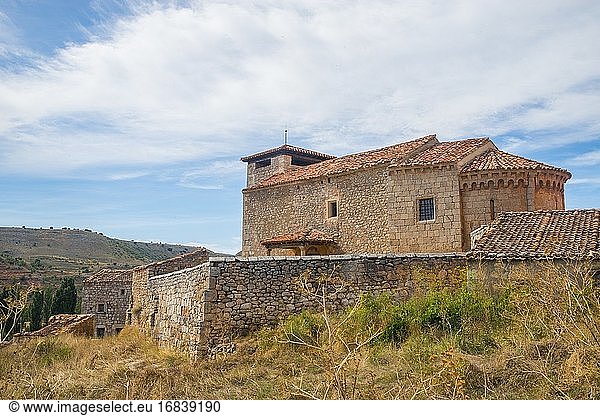 Kirche. Bordecorex  Provinz Soria  Kastilien-León  Spanien.