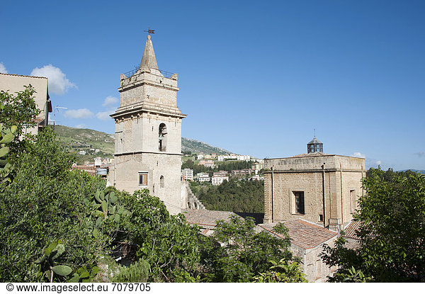 Kirche Chiesa Madre di Caccamo  Caccamo  Provinz Palermo  Sizilien  Italien  Europa