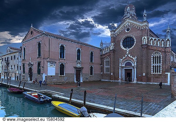 Kirche der Madonna dell'Orto  Venedig  Venetien  Italien  Europa