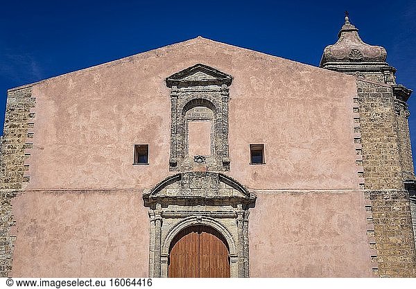 Kirche des Heiligen Julian in der historischen Stadt Erice auf dem Berg Erice in der Provinz Trapani in Sizilien  Süditalien.