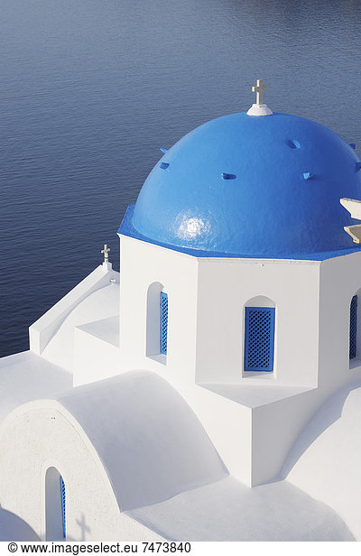 Kirche Kykladen Griechenland Griechische Inseln Oia Ia