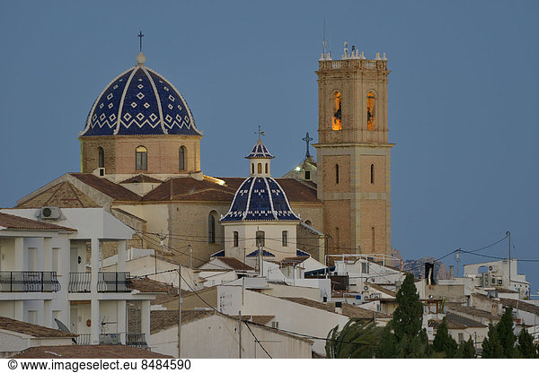 Kirche Nuestra SeÒora del Consuelo  Altea  Costa Blanca  Provinz Alicante  Spanien  Europa