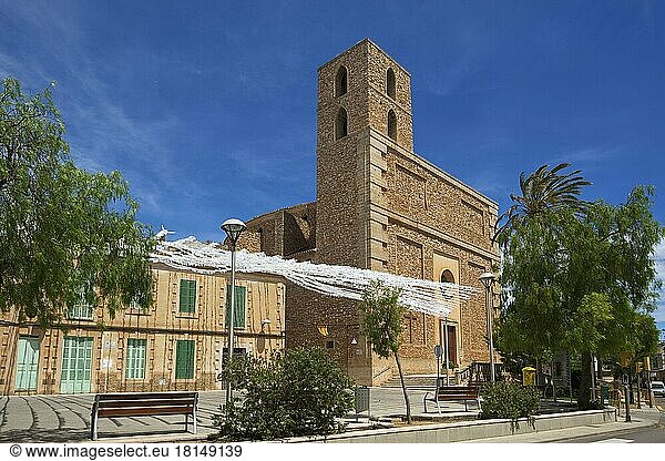 Kirche  S' Horta  Mallorca  Balearen  Spanien  S'Horta  Europa
