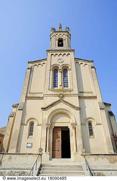 Kirche Saint-Joseph  Boulbon  Bouches-du-Rhone  Provence-Alpes-Cote d'Azur  SüdFrankreich