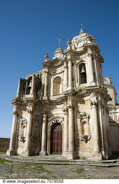 Kirche San Antonio Abate  Ferla  Sizilien  Italien  Europa