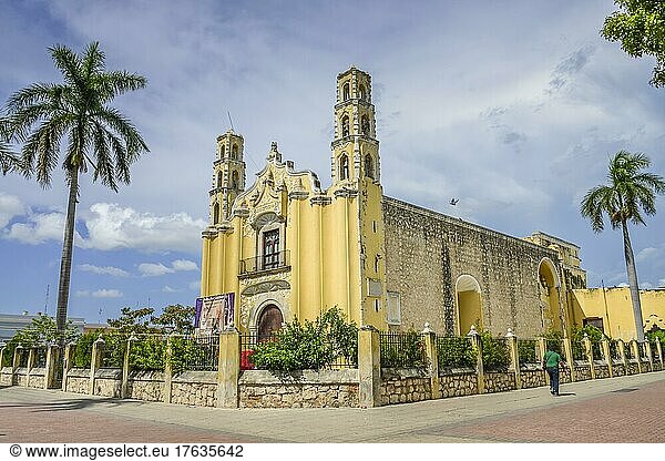 Kirche San Juan Bautista  Merida  Yucatan  Mexiko  Mittelamerika