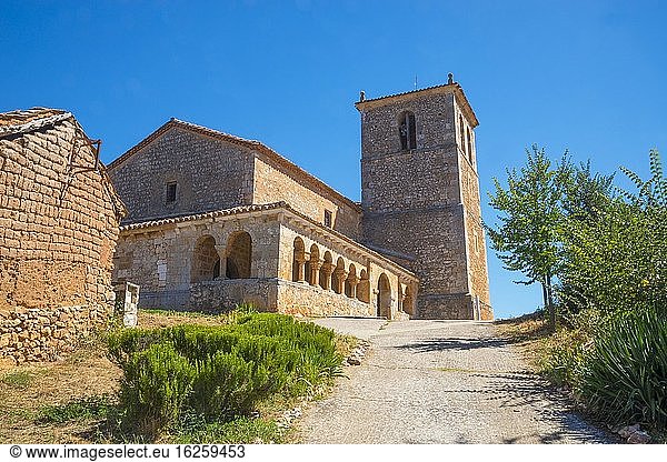 Kirche San Miguel Arcangel. Andaluz  Provinz Soria  Kastilien-León  Spanien.