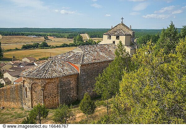 Kirche San Miguel. Valdenebro  Provinz Soria  Kastilien-León  Spanien.