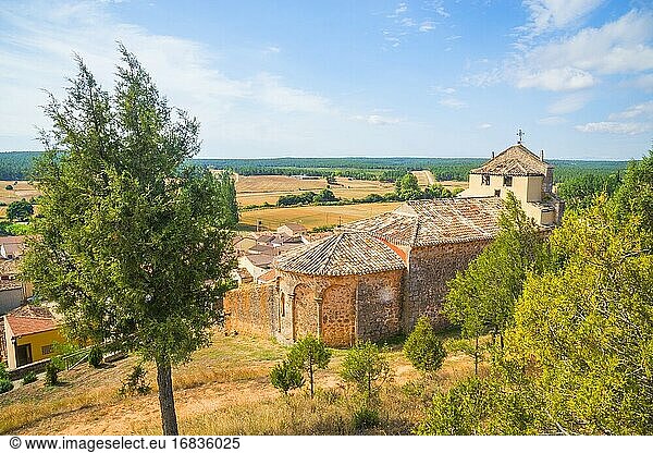 Kirche San Miguel. Valdenebro  Provinz Soria  Kastilien-León  Spanien.
