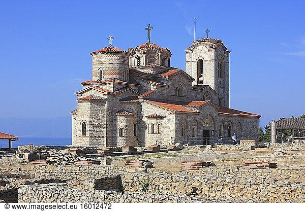 Kirche St. Clemens und St. Panteleimon  Ohrid  Mazedonien.