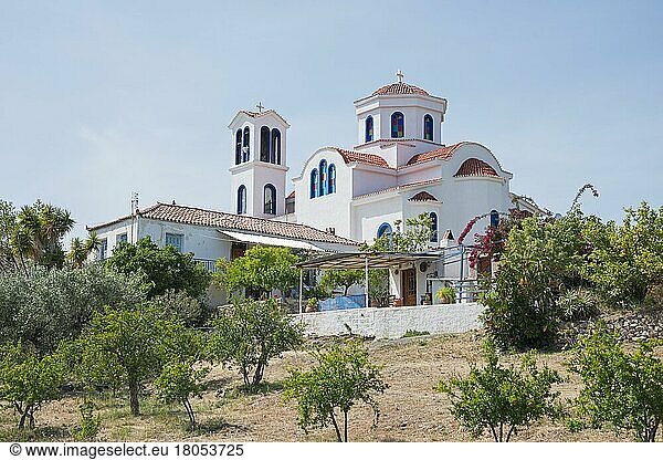 Kirche  Thermisia  Peloponnes  Griechenland  Europa