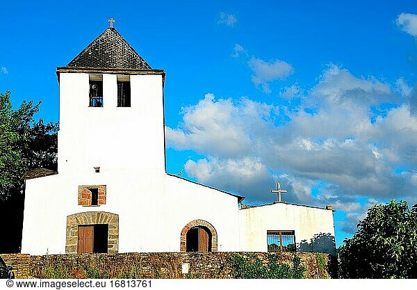 Kirche von Remedios in A Ermida  Quiroga  Lugo  Spanien