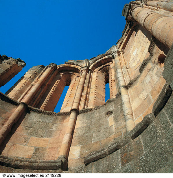 Kirche von San Nicolas Ruinen Soria. Kastilien-Leon Spanien