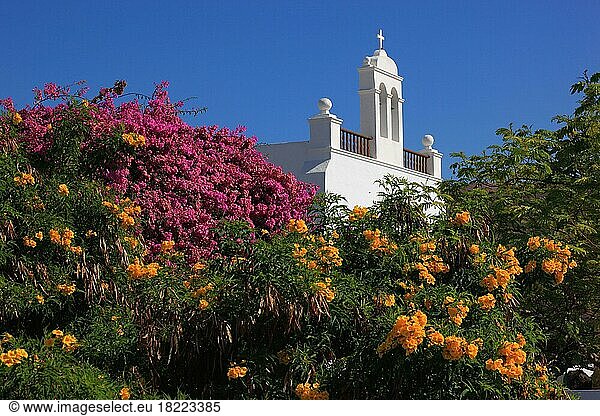 Kirche von Uga  Lanzarote  Kanarische Inseln  Spanien  Europa