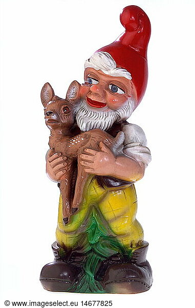 kitsch / souvenir  garden gnome  plastics  Germany  circa 1975