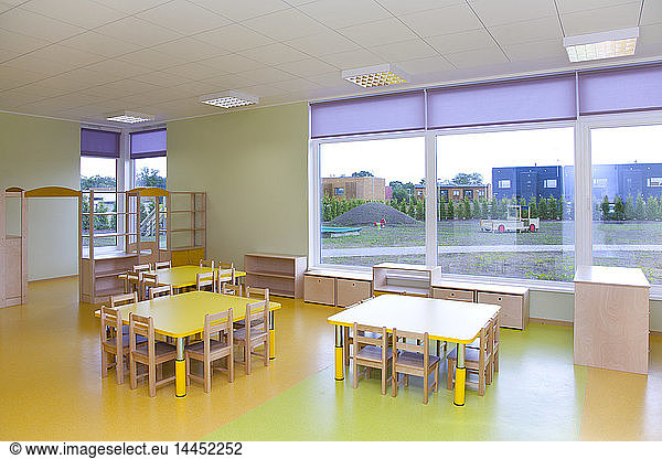 Klassenzimmer der Gelben Schule