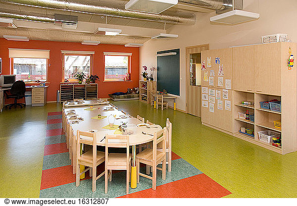 Klassenzimmer der Grundschule
