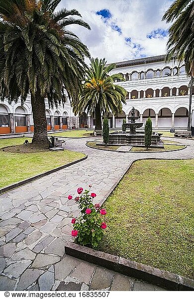 Kloster St. Agustin  Historisches Zentrum der Stadt Quito  Provinz Pichincha  Ecuador  Südamerika