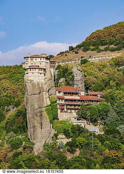 Kloster von Rousanou  Meteora  UNESCO-Weltkulturerbe  Thessalien  Griechenland  Europa
