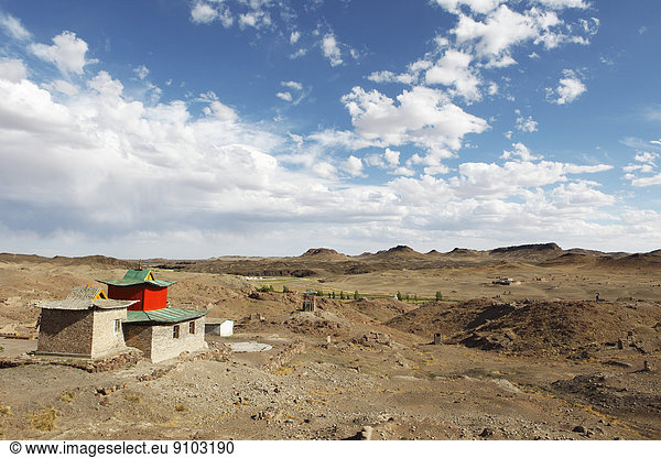 Klosteranlage Ongi Khiid  Ongi Flusstal  Mittelwüste  Dund-Gobi-Aimag  Mongolei