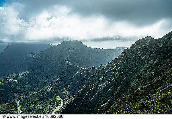 Ko'olau Ridge of Oahu  Hawaii
