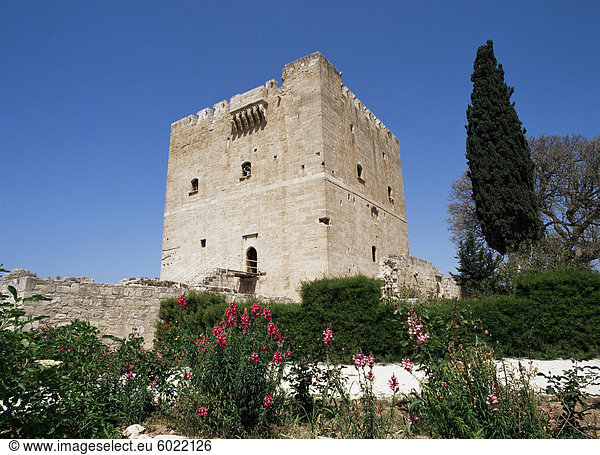 Kolossi Burg  errichtet durch die Ritter von St. John 1454  in der Nähe von Limassol  Zypern  Europa