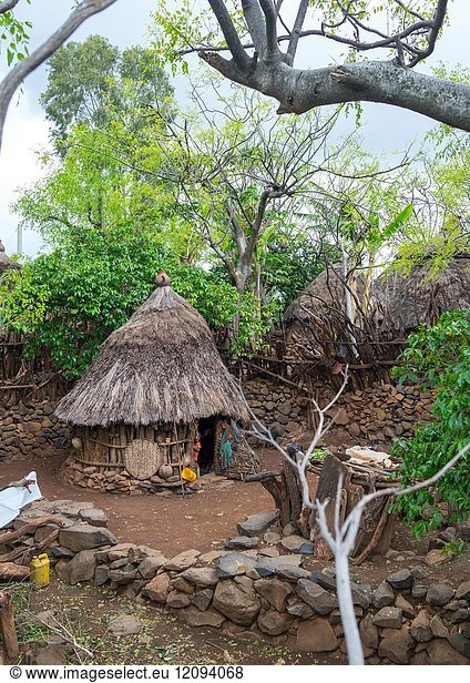 Konso tribe traditional house  Omo valley  Konso  Ethiopia.