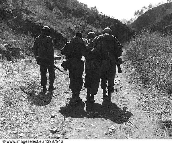 Korean War Korean War, 24th Infantry Regiment, 1951,g. i.,negro ...