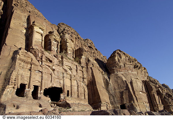 Korinthische Grab  Petra  UNESCO World Heritage Site  Jordanien  Naher Osten