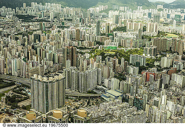 Kowloon area in Hong Kong